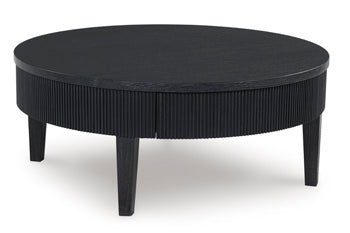 Round Cocktail Table Marstream Black
