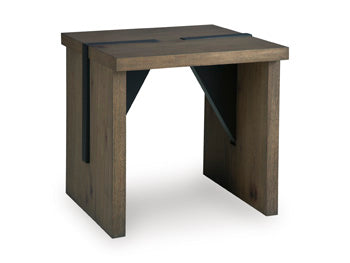 Square End Table Kandinew Light Brown