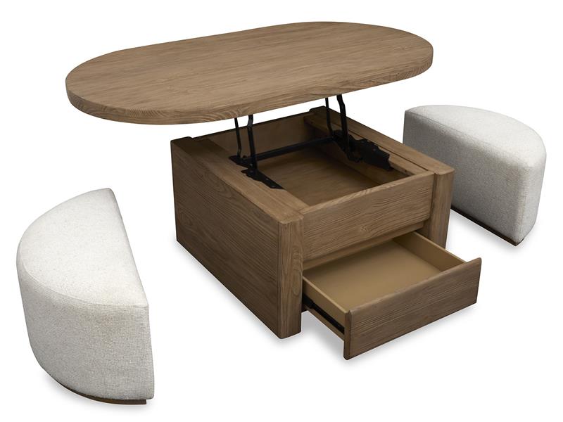 Hayden Oval Cocktail Table