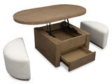 Hayden Oval Cocktail Table