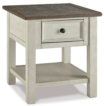 Rectangular End Table Bolanburg Two-tone