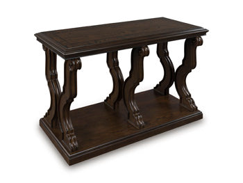 Sofa Table Maylee Dark Brown