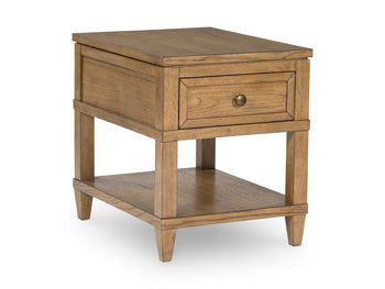 Rectangular End Table Sharlance Light Brown