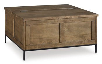 Lift Top Cocktail Table Torlanta Brown