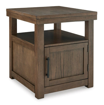 Rectangular End Table Boardernest Brown