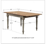 Barnwell 66" Leg Table
