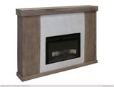 Natural Parota Fireplace Mantle