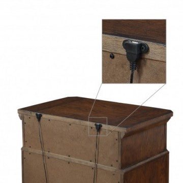 Kentwood 3 Drawer Nightstand