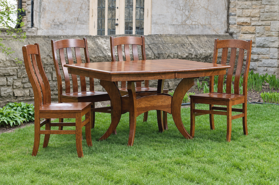 Brightened dining furniture photo