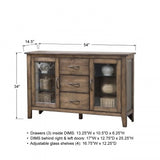 Carmel Rustic Brown 54" Sideboard