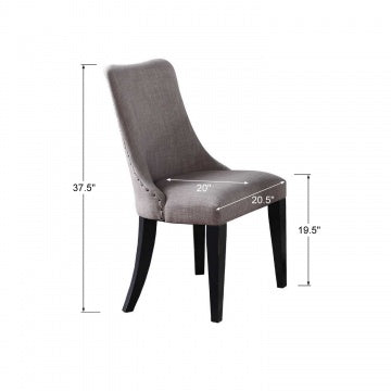 Encore Ebony Barrel Back Side Chair