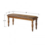 Grand Estate 48" Bench w/ Cushioned Seat