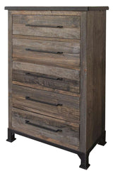 Loft Brown 5 Drawer Chest