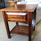 Maple Ridge 1 Drawer Large End Table