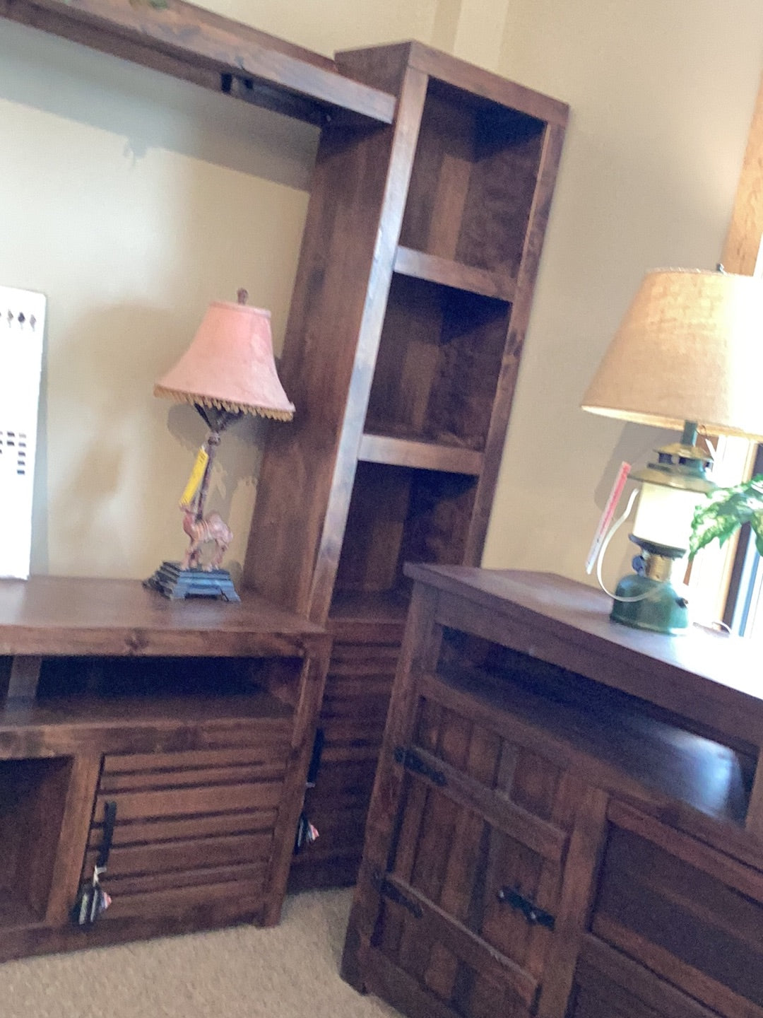 73" TV Console 4 piece Set