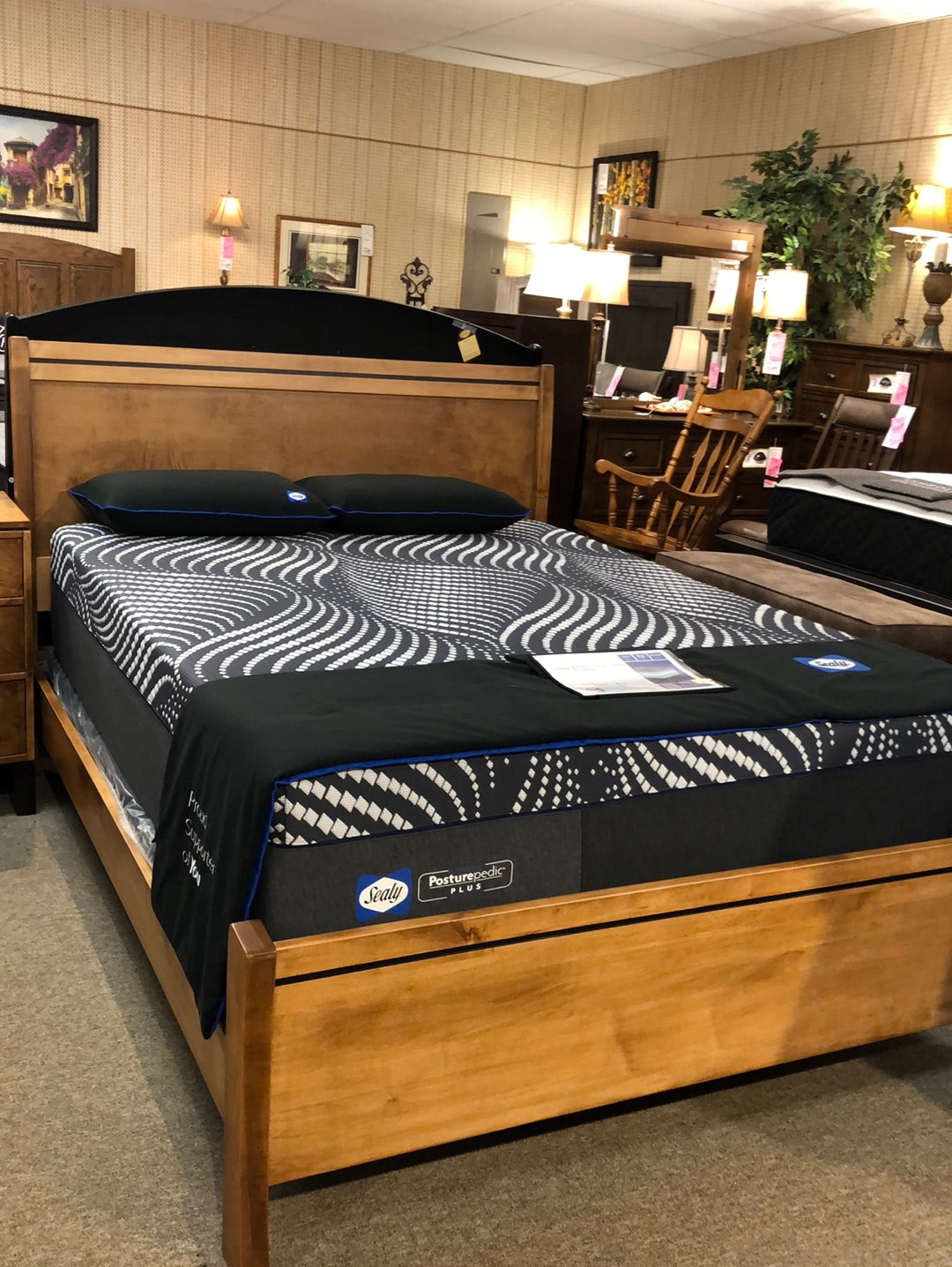 Trieste Panel Sleigh Bed