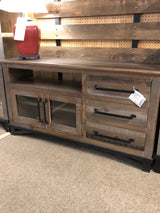 Loft Brown 3 Drawer, 2 Doors 62" TV Stand