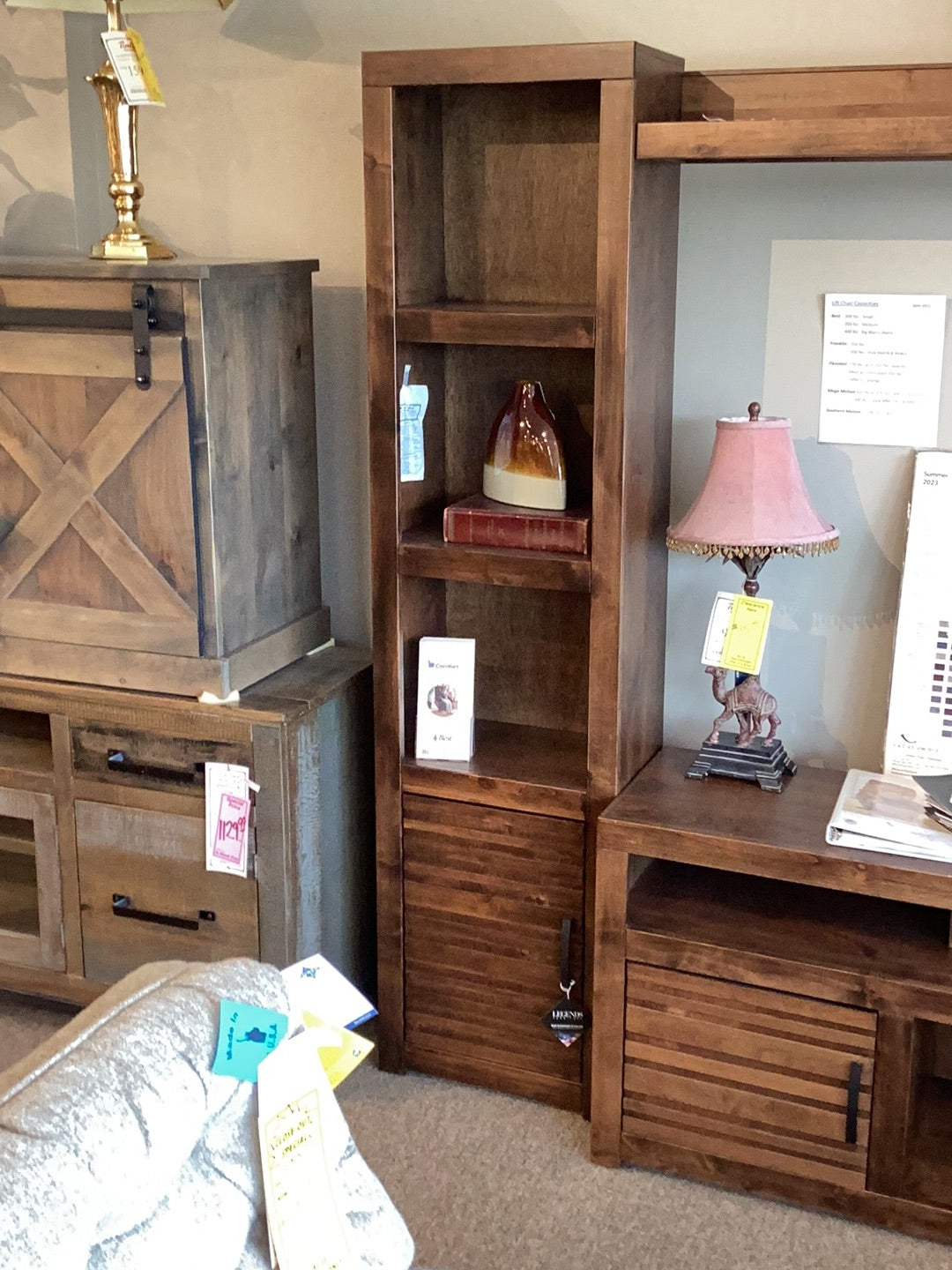 73" TV Console 4 piece Set