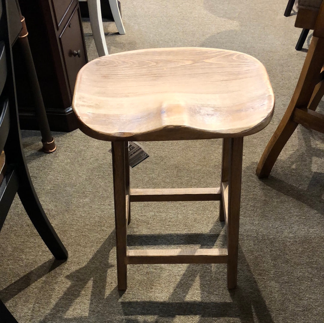 Tulum 24” Wooden Stool