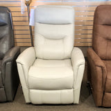 Gemini Recliner Swivel Leather Closeout