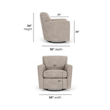 Kingsman Swivel Chair