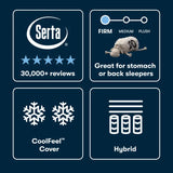 Serta® iSeries® NXG™  3500 HYBRID MEDIUM