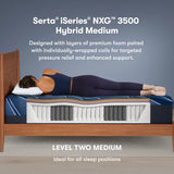 Serta® iSeries® NXG™  3500 HYBRID MEDIUM