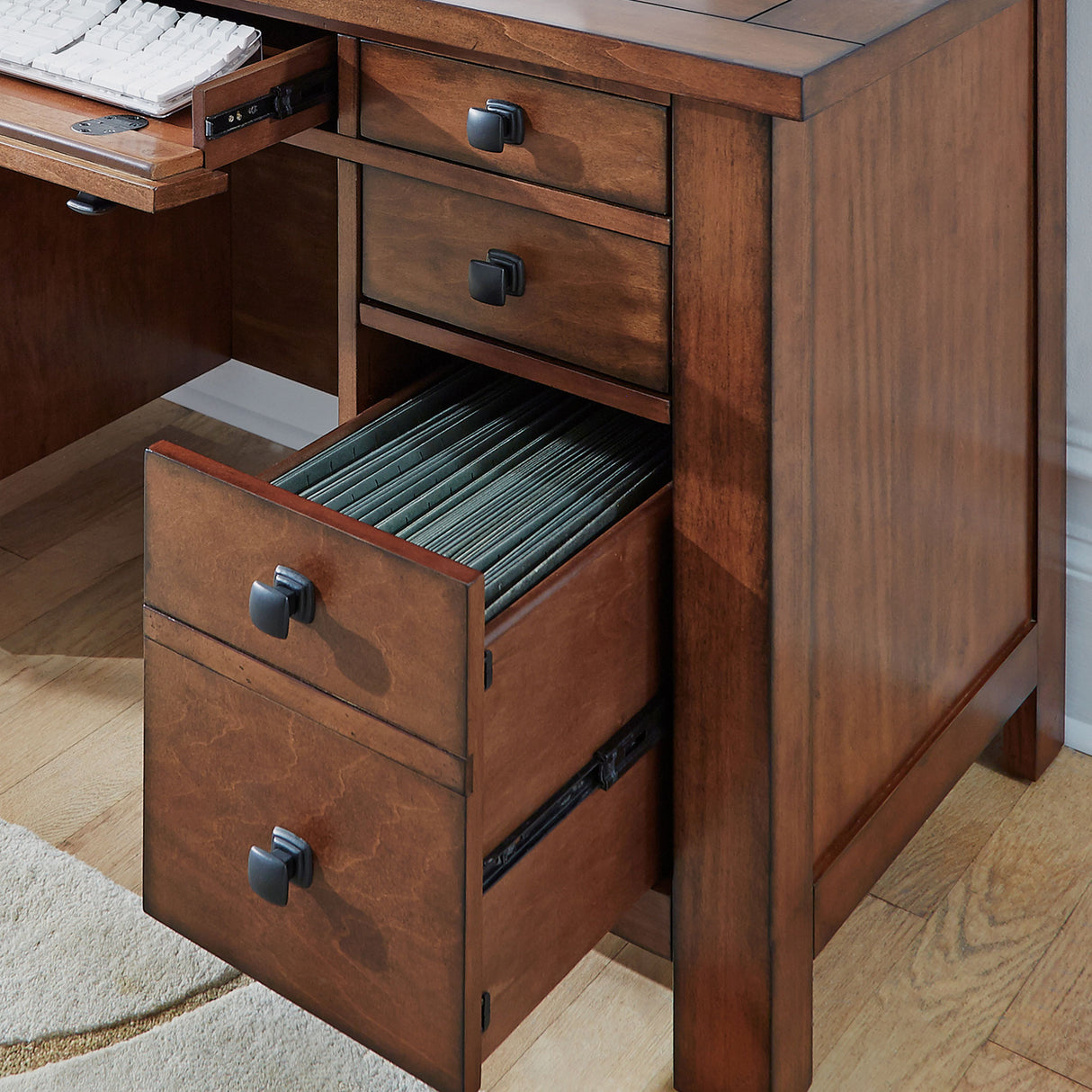 Homestyles Pedestal Desk 5412-18