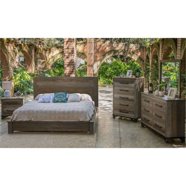 Loft Brown 5 Drawer Chest