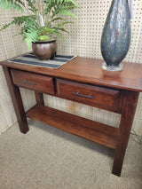 Maple Ridge 2 Drawer Sofa Table