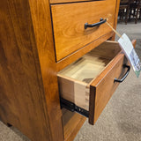 Mission 3 Drawer Nightstand with Slideout Top Amish Made